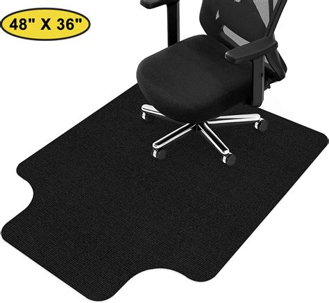 Office Chair Mat for Carpet, 36” x 48” Carpet Protector Mat, Dinosam ...