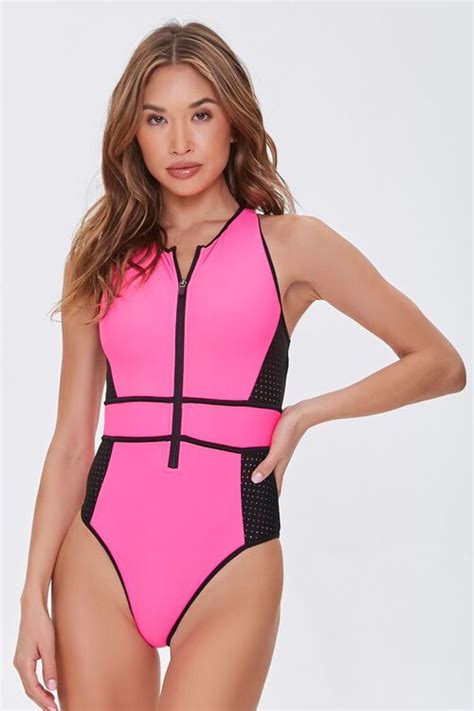 Racerback One Piece Swimsuit