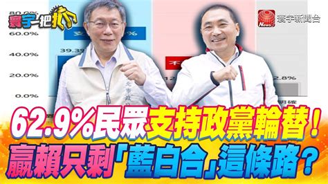 寰宇一把抓】p3 62 9 民眾支持政黨輪替！ 贏賴只剩「藍白合」這條路？ 20230606｜ Globalnewstw Youtube