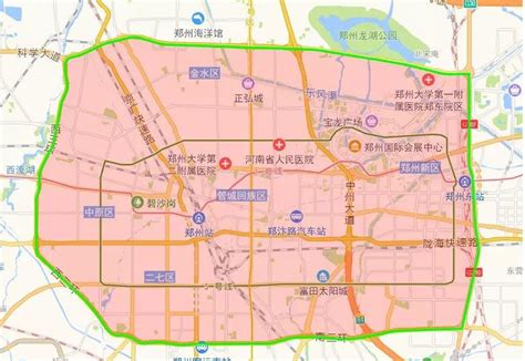 2022年郑州限行区域地图 知乎