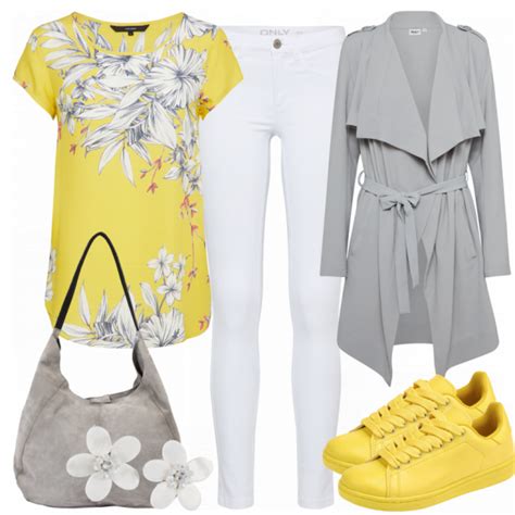 Yellowspring Frauen Outfit Komplettes Freizeit Outfits G Nstig Kaufen