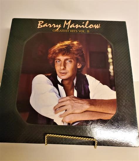 Barry Manilow Greatest Hits Vol II Vinyl Vintage Album Etsy