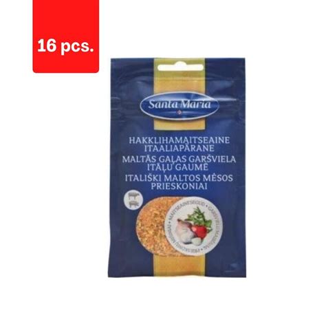 Итальянские молотые специи SANTA MARIA, 32 г x 16 шт. цена | kaup24.ee
