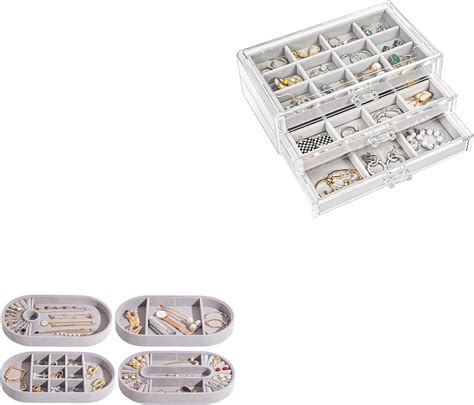 Amazon Procase Earring Organizer Jewelry Organizer Box Bundle With