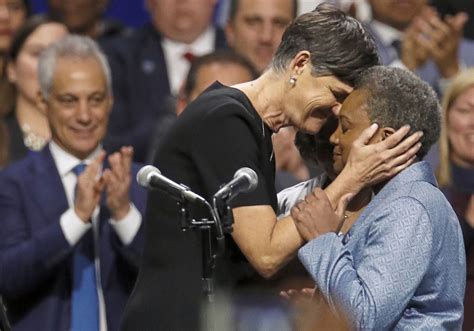 Lori Lightfoot Is Sworn In As Chicagos First Black Female And First Openly Gay Mayor