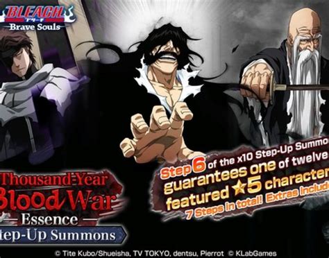 Bleach Brave Souls Thousand Year Blood War Step Up Summons Essence