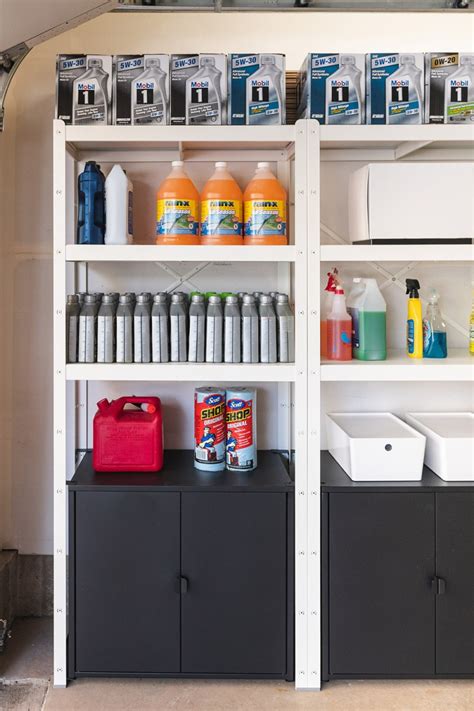 Best Garage Shelves Using Ikea Bror Shelving For Garage Organization