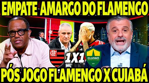 Empate Amargo Do Flamengo P S Jogo Flamengo X Cuiab Meng O Segue