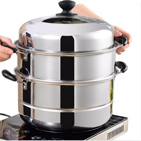 Steamer Pot For Cooking Stainless Steel Steamer Cookware Tier Steamer