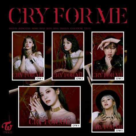 Jual Poster Twice Cry For Me Chaeyoung Mina Jihyo Jeongyeon Nayeon