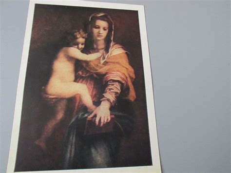 Art Postcard Andrea Del Sarto Madonna Delle Arpie Cartolina Giorno