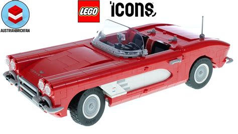 LEGO Icons 10321 Corvette LEGO Speed Build Review YouTube