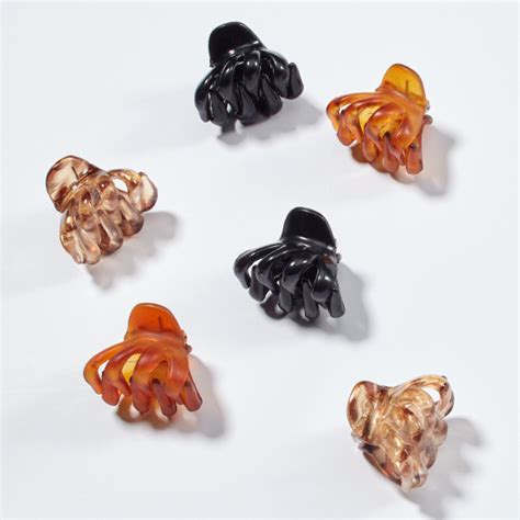 No Slip Grip® Mini Octopus Claw Hair Clips 6pk