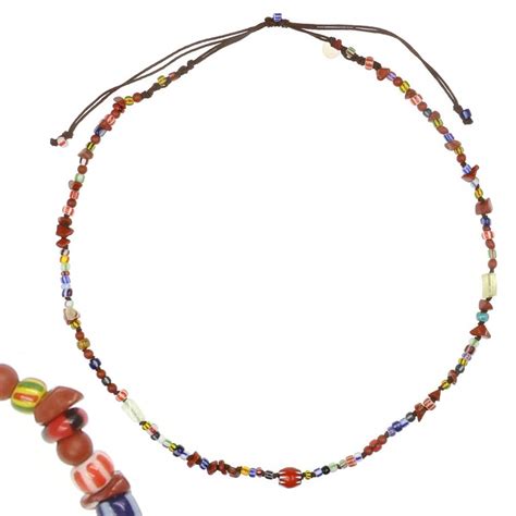 Collier Africain Jaspe Opale Perles Africaine Vanessa Simon