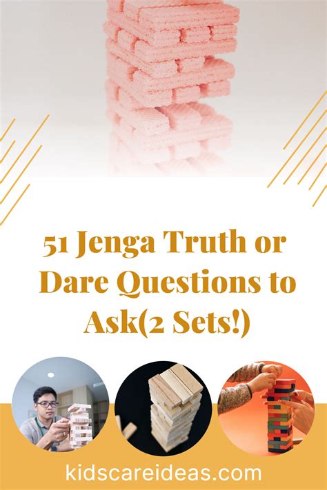 Ultimate 2024 Jenga Truth Or Dare Questions For Endless Fun Dare