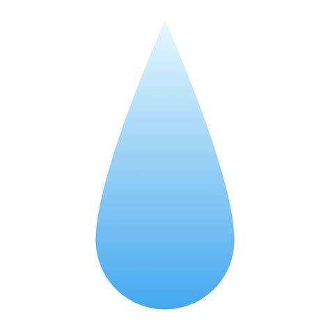 A Raindrop With Transparent Background Png Sticker Illustration