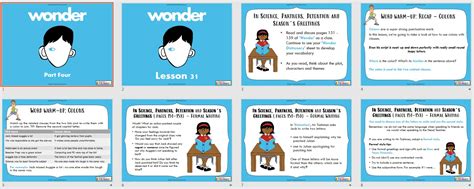 Wonder Part 4 Teaching Resources