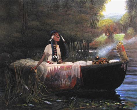 The Lakota Maiden Painting by Charles Wallis - Pixels