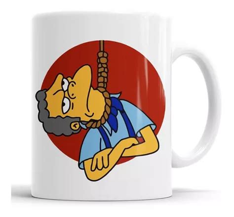 Taza Los Simpsons Moe Cer Mica Importada Cuotas Sin Inter S