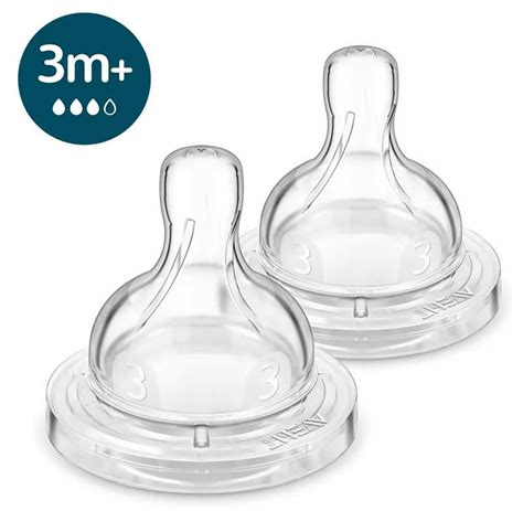 Philips Соска Avent силіконова Антиколік, 3 міс+., 2 шт., середній ...