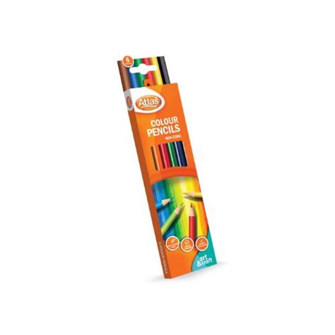 Atlas Colour Pencils 6 - Best Price in Sri Lanka | OnlineKade.lk