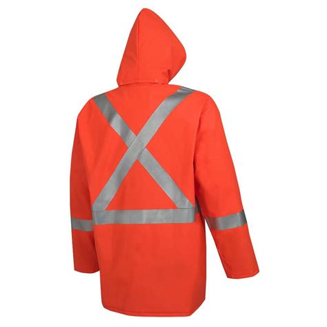 Hi Viz Pvcpolypvc Rain Jacket