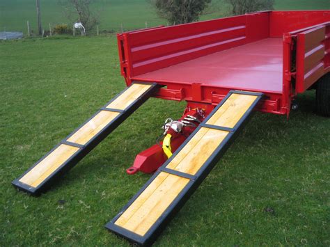 Dropside Trailer With Front Loader System Herron Engineering