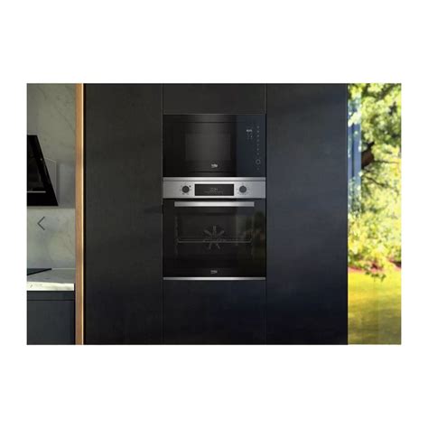 Four Encastrable Multifonction L Noir Argent Beko Bbie Xc