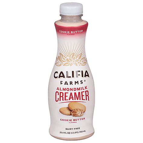 Califia Farms Cookie Butter Almond Milk Coffee Creamer Milk Cream