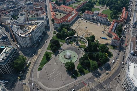 Wien Schwarzenbergplatz Dronestagram