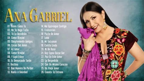 Mix Rancheras De Ana Gabriel La Coleccion Las Mejores Canciones De