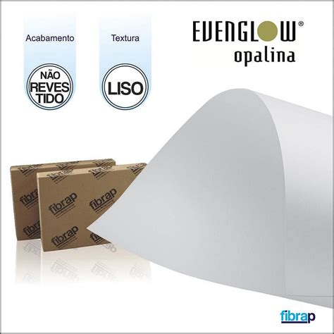 Evenglow Opalina Diamond Liso pacote 100fls Fibrap Papéis e