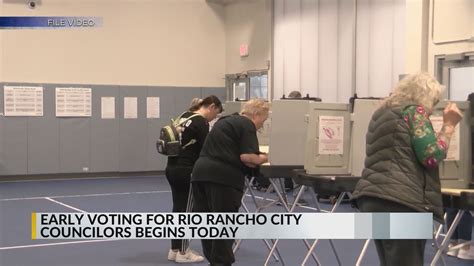 Early Voting Begins In Rio Rancho City Council Runoff Elections