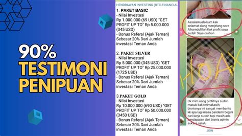 Testimoni And Review Palsu Hasil Kerja Paruh Waktu Dan Investasi Bodong