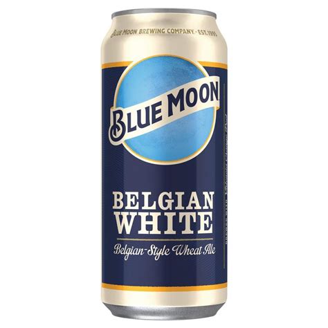 Blue Moon Belgian White Wheat Ale Beer Pk Fl Oz Cans Blue Moon