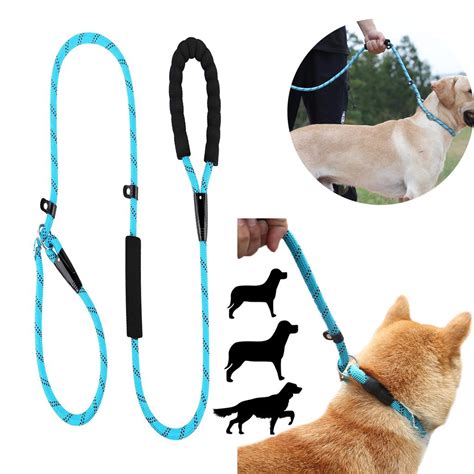 Duty Dog Training Leash Rope Leash With Traffic Padded Two Handles Dog