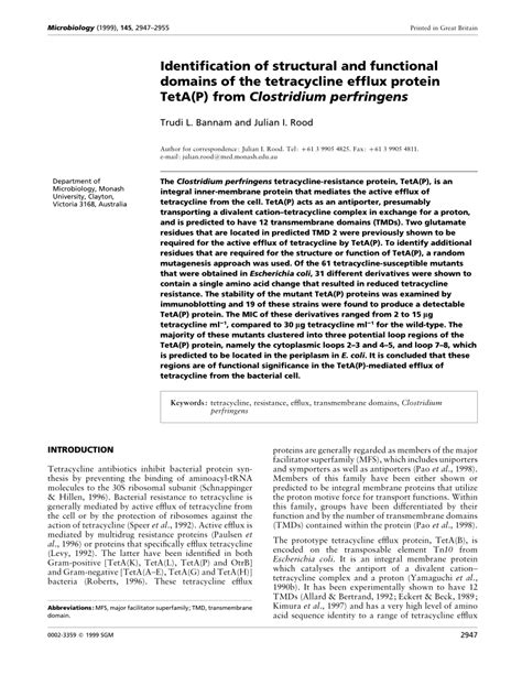 Pdf Identification Of Structural And Functional Domains Of The