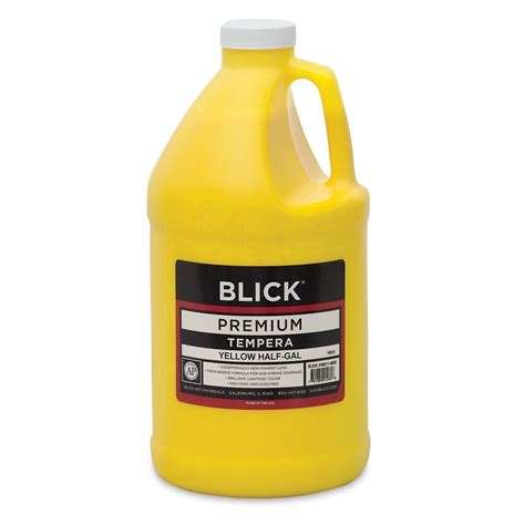 Blick Premium Grade Tempera Yellow Half Gallon Michaels