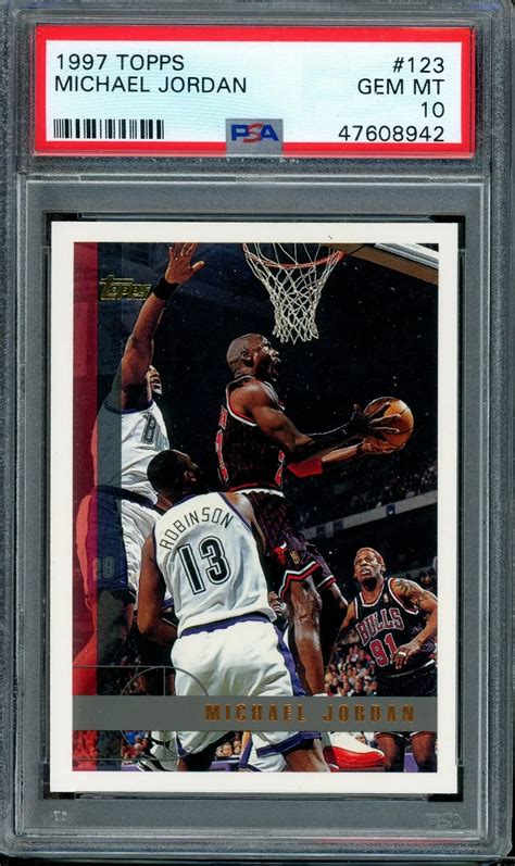 Michael Jordan Topps Base Psa Price Guide Sports Card