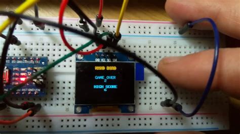 Arduino Nano Oled Display Flappy Bird Youtube