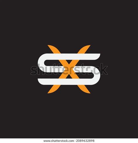 Initial Letter Sx Xs Monogram Logo Stock Vector Royalty Free