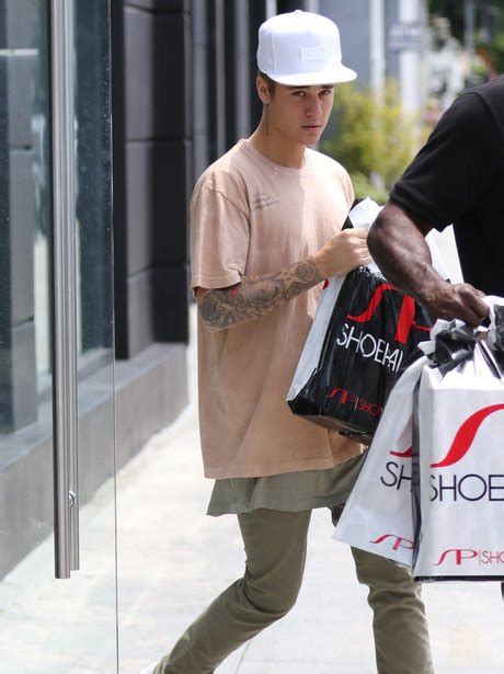 Havent You Got Enough Shoes Already Biebs Justin Is Spotted On A