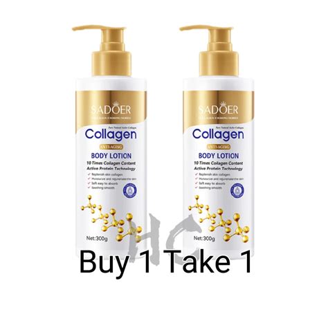 Sqfbuy Take Sadoer Collagen Whitening Body Lotion Effective Permanent