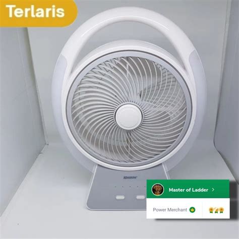 Jual Krisbow Emergency Box Fan Inch Kipas Angin Darurat Recharge