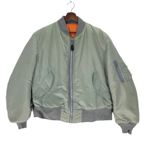 Vintage Alpha Industries Inc Flight Jacket Light Jack Gem