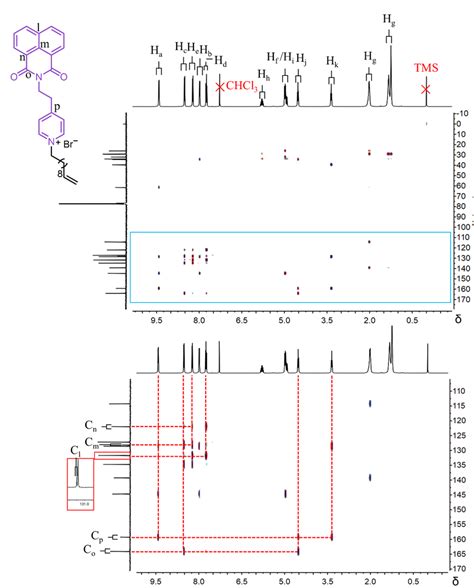 Figure S8 HMBC NMR Spectrum Of NIPBr 400 MHz CDCl3 298 K