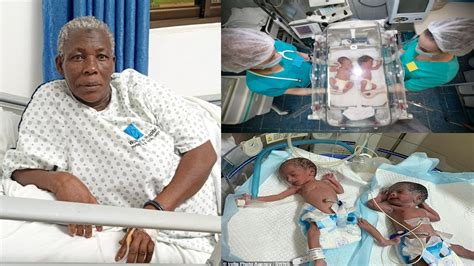 A Miracle In Uganda 70 Year Old Woman Welcomes Twins Defying Age And