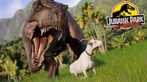 Life Of Rexy At Jurassic Park Jurassic World Evolution 2 4k Youtube