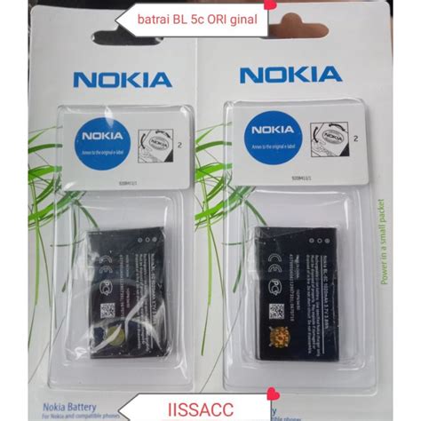 Jual Baterai Batry Batre Nokia Jadul Hp Bl 5c Baterai Original 1020 Mah