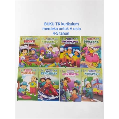 Jual Satu Paket Buku TK A Islam Kurikulum Merdeka Untuk Usia 4 5 Tahun